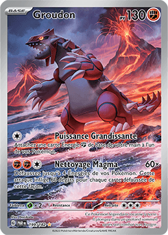 Groudon, illustration rare, Faille Paradoxe